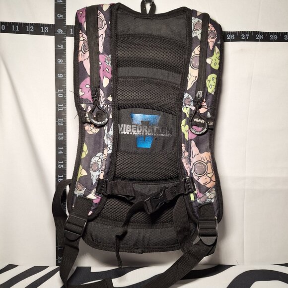 Vibedration Hydration Backpack w/o bladder - Cat pattern - Used main image 14